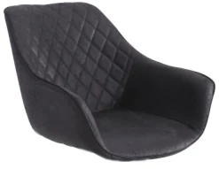 Sæde til Malene suede sort