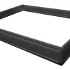 Sokkel til drivhus poly sort 191x313x191cm