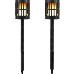 Solar lanterne med flamme