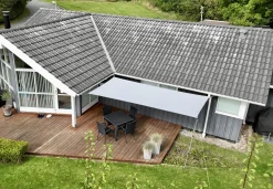 Solsejl grå LUX 5x5m