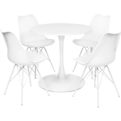 Spisebordssæt Verona/Mads hvid