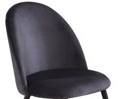 Stolesæde til Karoline velour grå