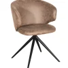 Victoria med drejefunktion suede brun