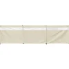 Vindsejl creme med vindue 500x140cm