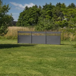 Vindsejl grå med vindue 400x140cm