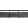 Vindsejl grå med vindue 500x140cm